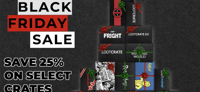 Loot Crate Before Black Friday Sale – 25% Off Nearly ALL Crates!