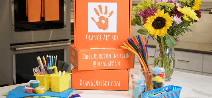 Orange Art Box: Save 15% On Kids Art Subscriptions + Free Shipping!