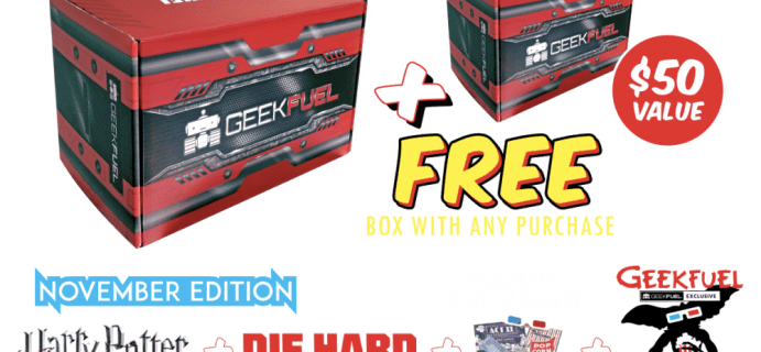 Geek Fuel Black Friday Deal: FREE Bonus Box with Subscription!