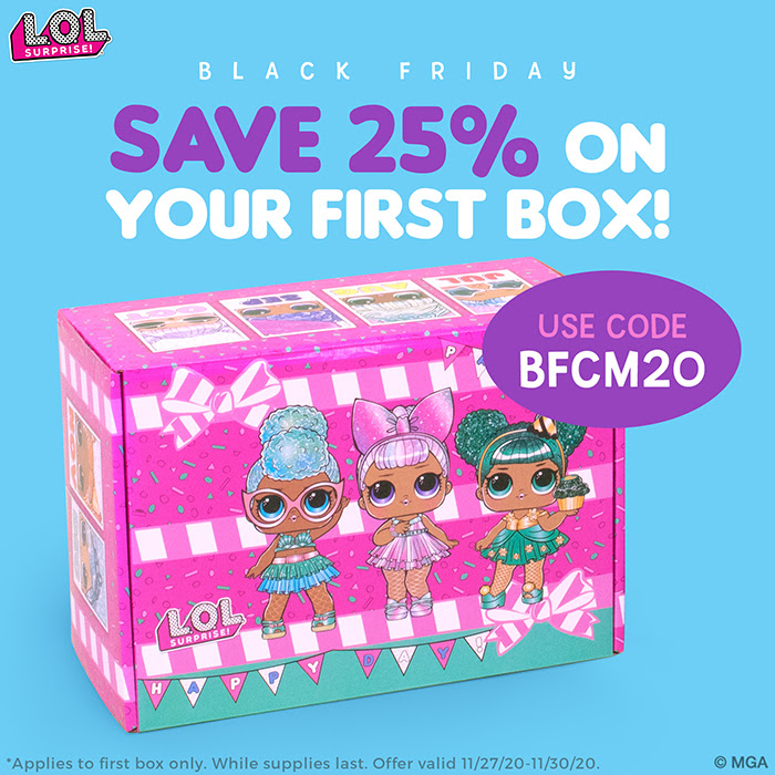 Lol Surprise Box Black Friday Deal Save 25 On Your First Box Hello Subscription