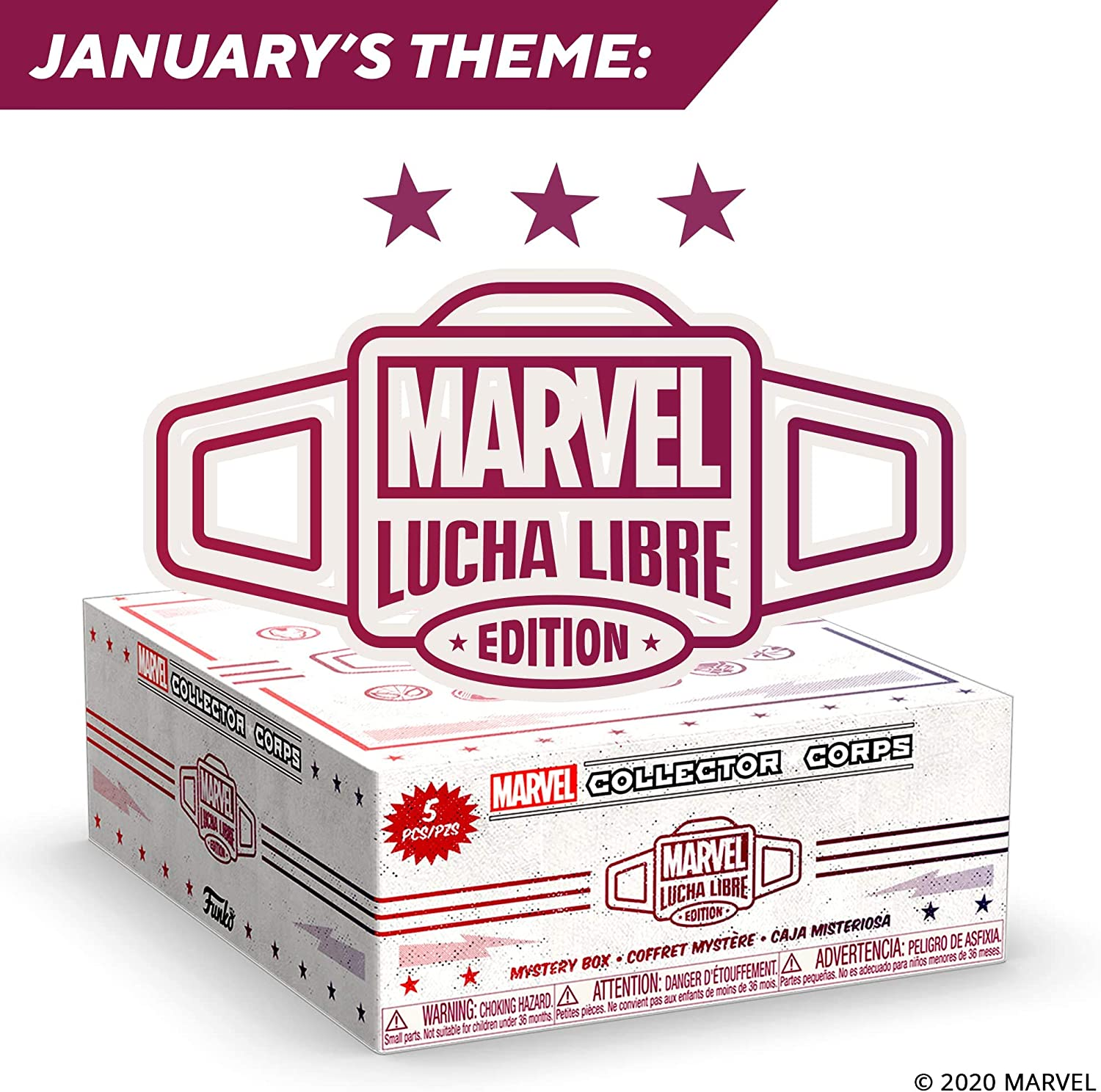 funko marvel collector corps box lucha libre