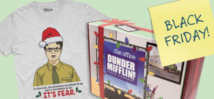 The Office Subscription Box Cyber Monday Deal: FREE Dwight Shirt With First Box!