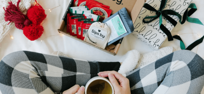 Sips by Tea Cyber Monday Coupon: First Personalized Tea Box $5 & More!