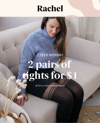Rachel Cyber Monday Deal: Get 2 Pairs of Tights for Just $1!
