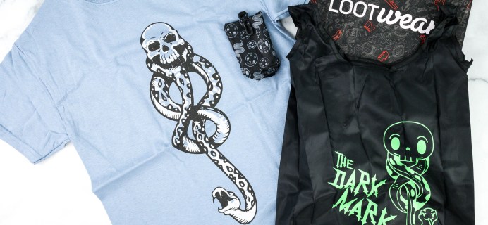Loot Wear Wizarding World Wear October 2020 Subscription Box Review