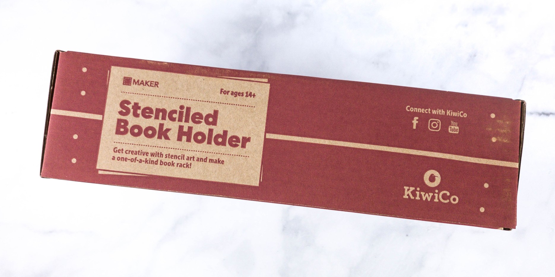 Maker Crate Review + Coupon STENCILED BOOK HOLDER Hello Subscription