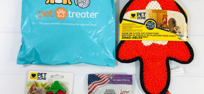 Pet Treater Cat Pack November 2020 Cat Subscription Review + Coupon!