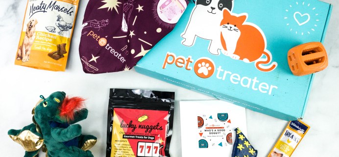 Pet Treater Deluxe Dog Pack October 2020 Subscription Box Review + Coupon