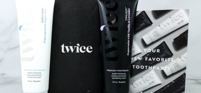 Twice Toothpaste Review + Coupon – Invigorating & Calming