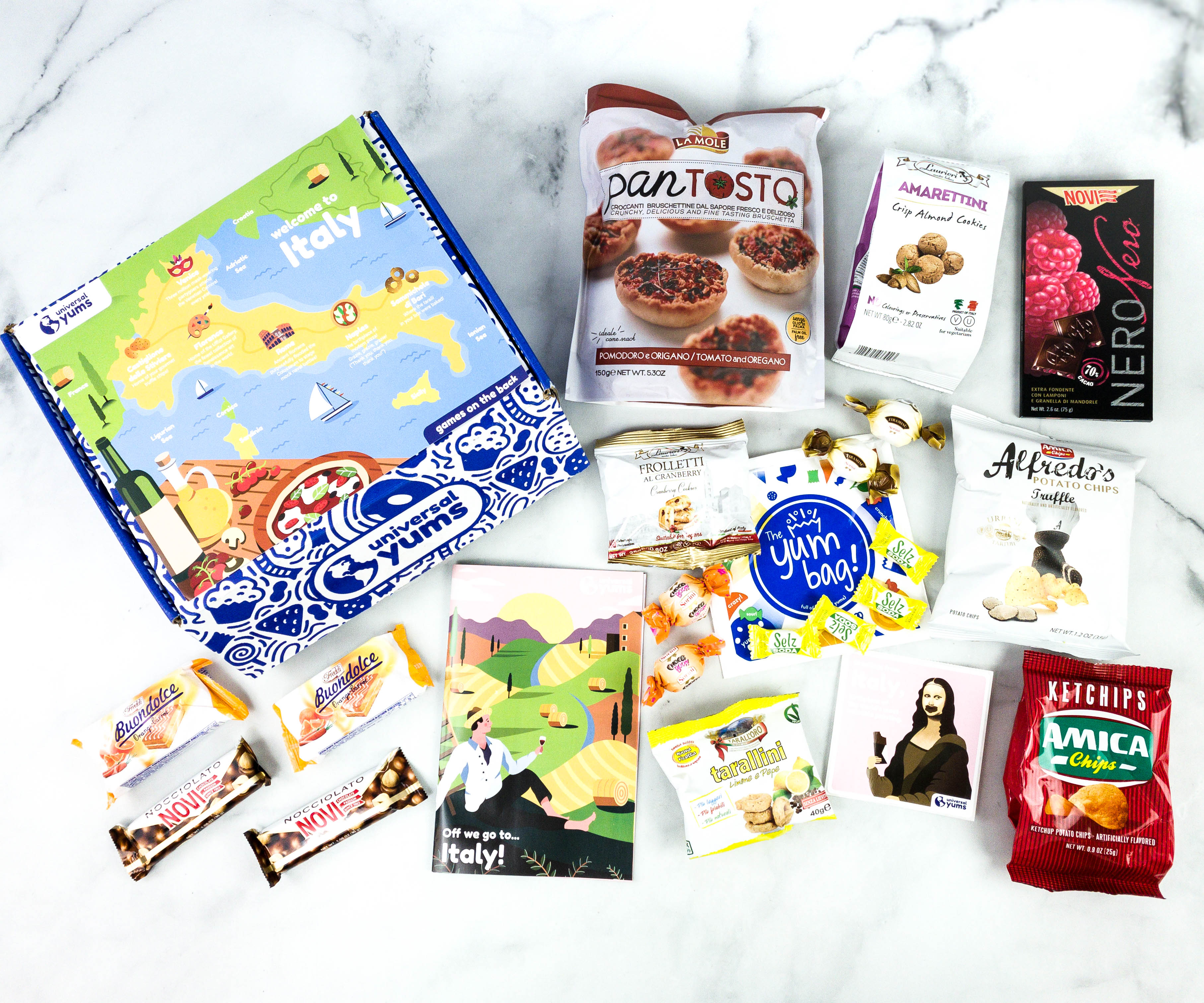 Universal Yums Subscription Box Review + Coupon ITALY Hello