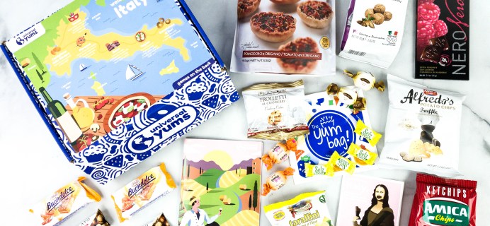Universal Yums Subscription Box Review + Coupon – ITALY