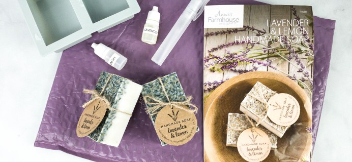 Annie’s Farmhouse Style Kit Club Review + Coupon – LAVENDER SOAP