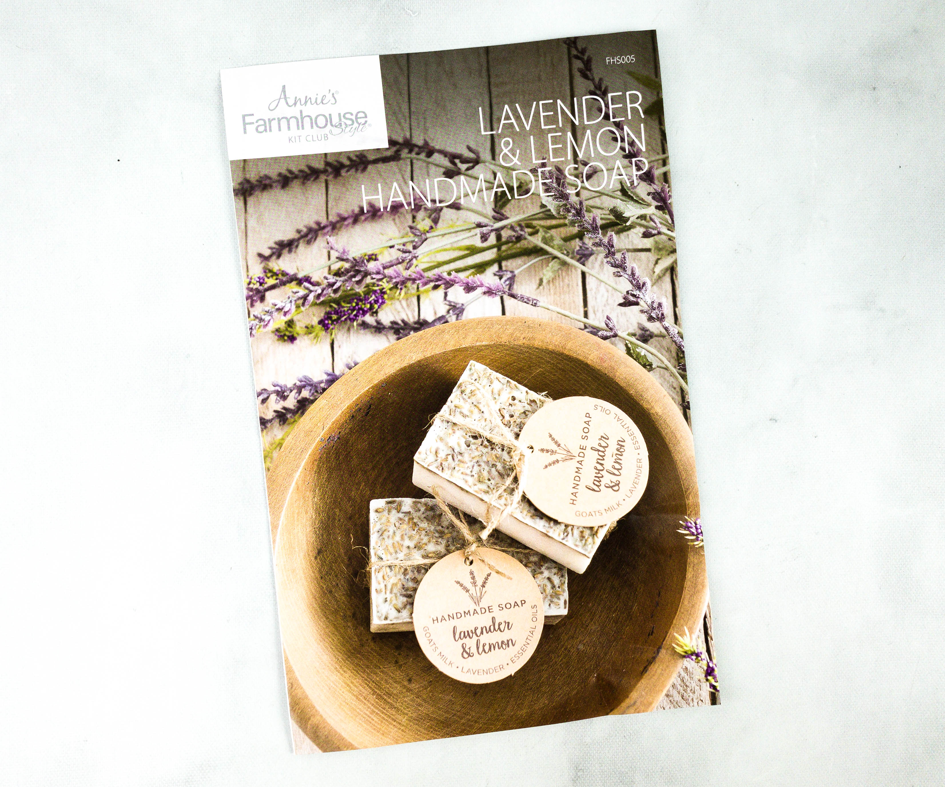 Annies Farmhouse Style Kit Club Review Coupon Lavender Soap Hello Subscription 3148
