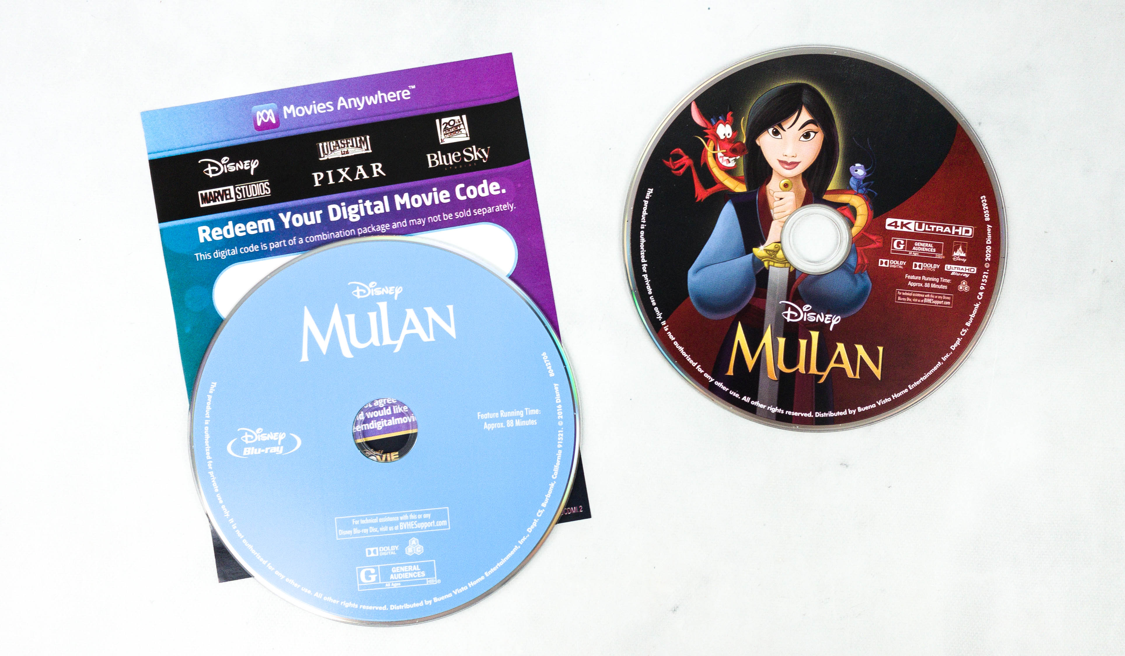 Mulan Collection (Blu-ray + DVD + Digital Code) 