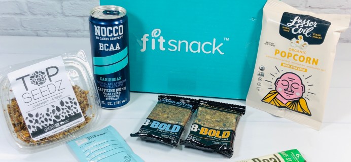 Fit Snack November 2020 Subscription Box Review