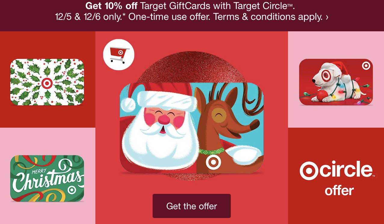 target holiday gift card balance