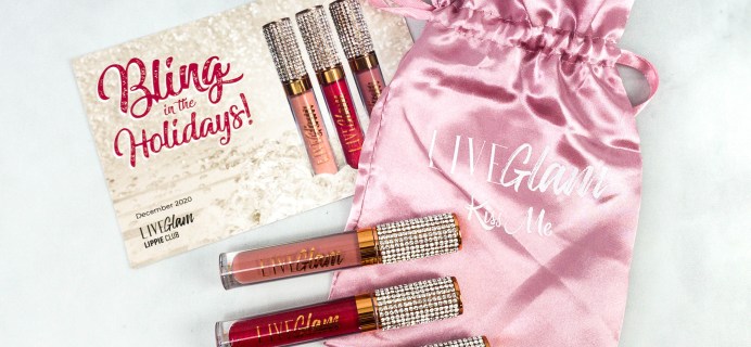 LiveGlam Lippie Club December 2020 Review + FREE Lipstick Coupon!
