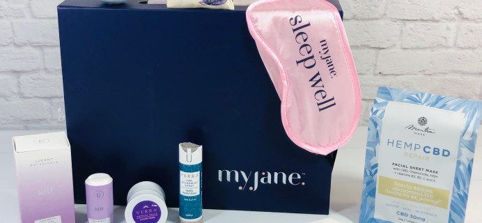 MyJane Dream Box Review – December 2020