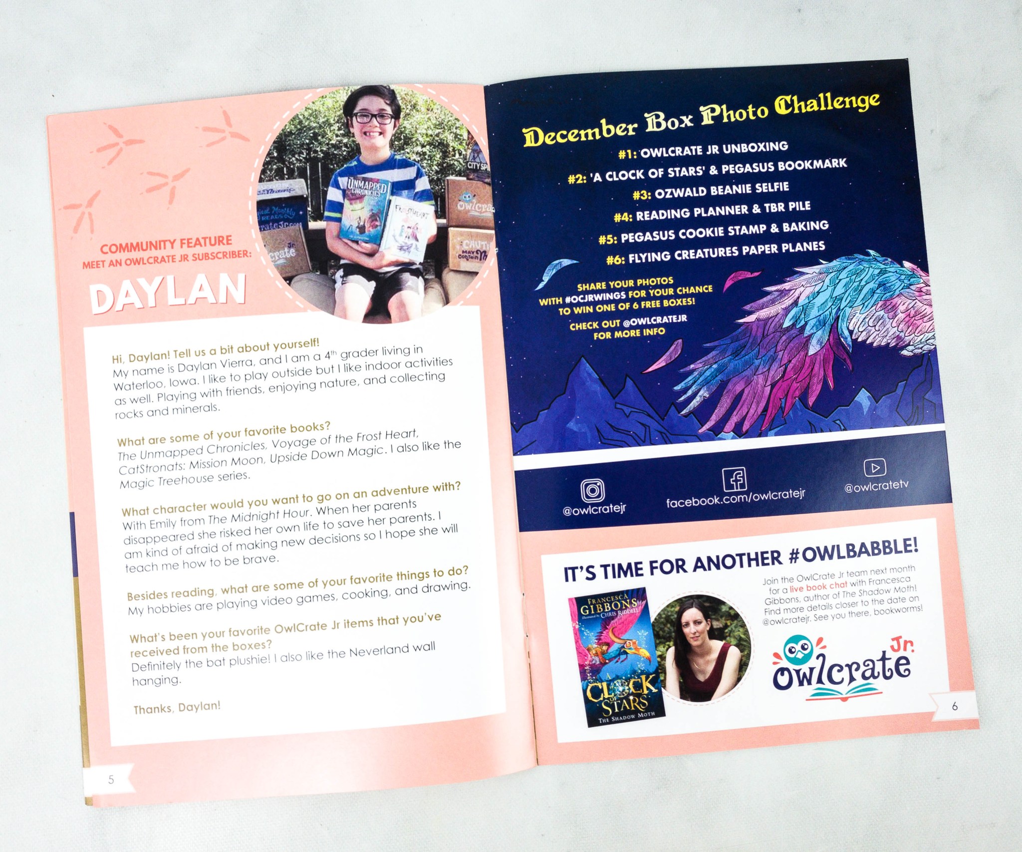 OwlCrate Jr. December 2020 Box Review & Coupon WINGED BEASTS! Hello