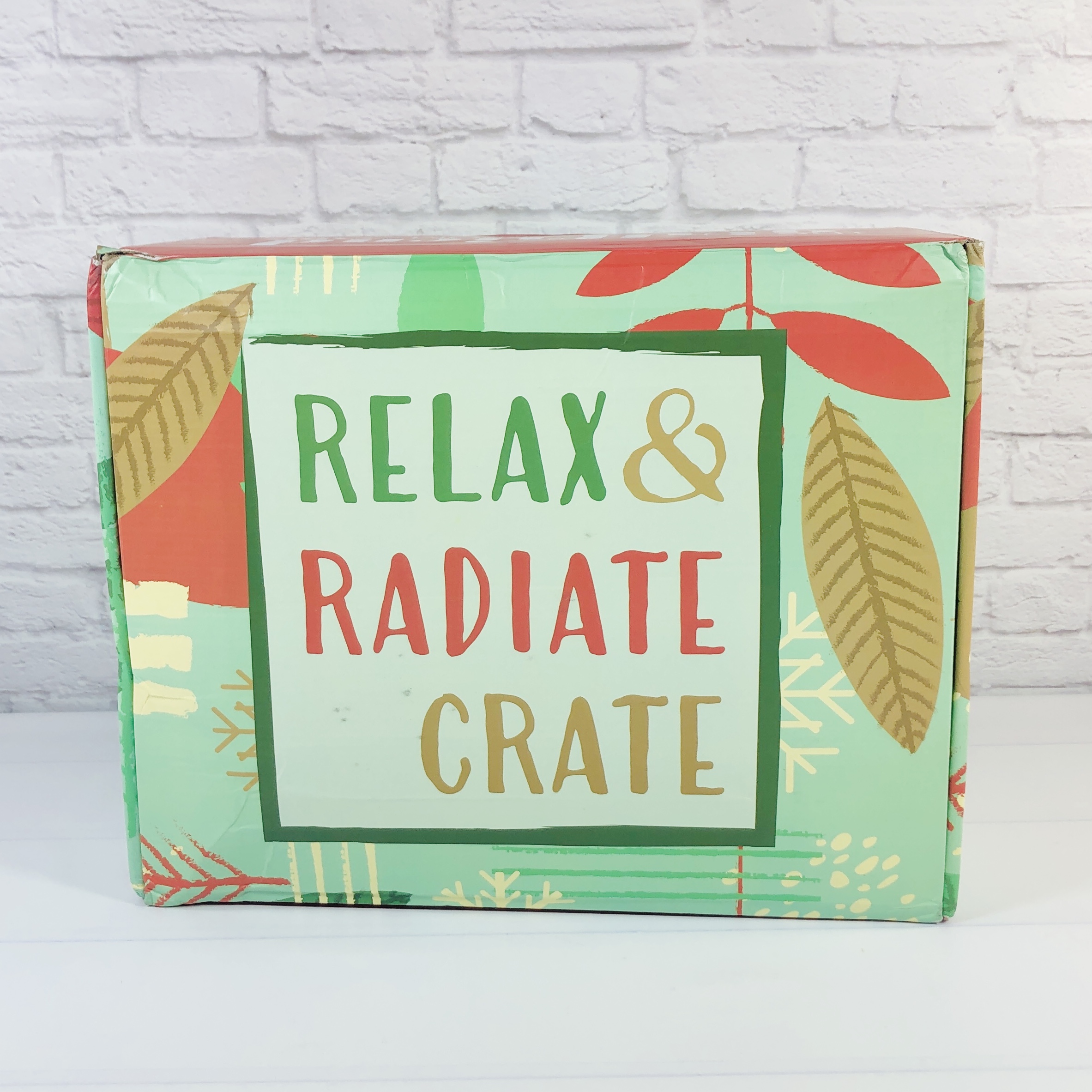 Relax & Radiate Crate Winter 2020 Subscription Box Review Hello