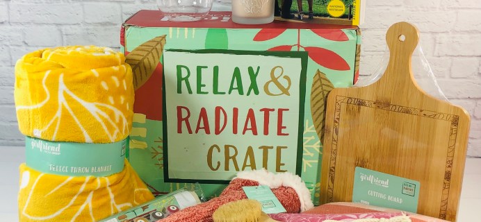 Relax & Radiate Crate Winter 2020 Subscription Box Review