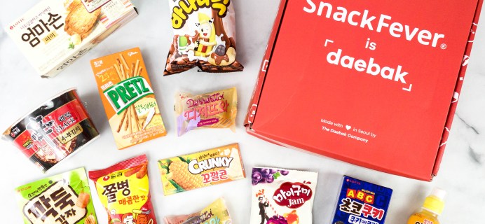 Snack Fever Review + Coupon – December 2020 Deluxe Box!