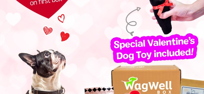 WagWell Box Coupon: Get 20% Off + Guaranteed Valentine’s Day Themed Box!