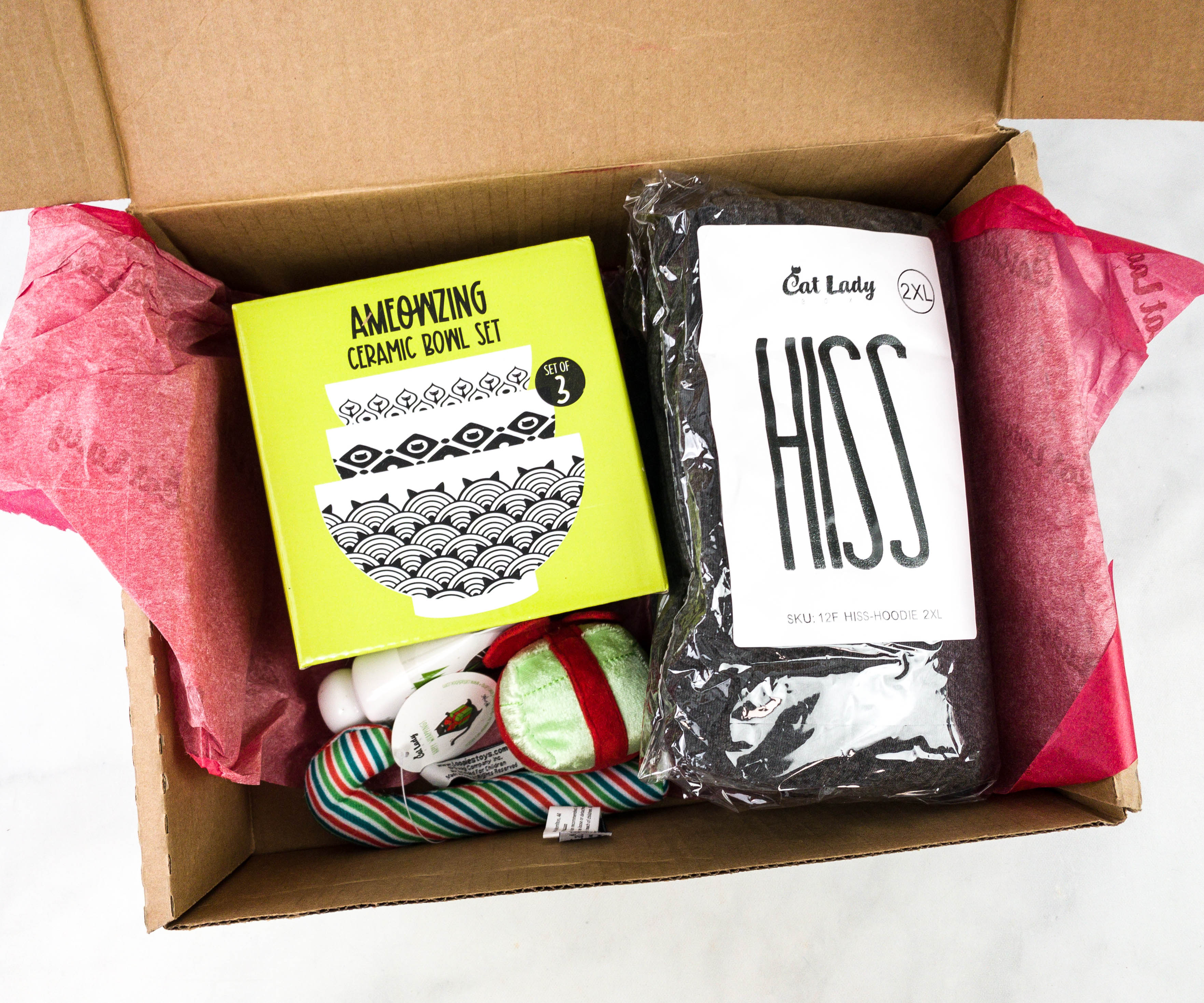 Cat Lady Box December Subscription Box Review Meowy Holidays Hello Subscription Cat Lady Box December Subscription Box Review Meowy Holidays Hello Subscription