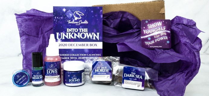 Fortune Cookie Soap FCS of the Month December 2020 Box Review