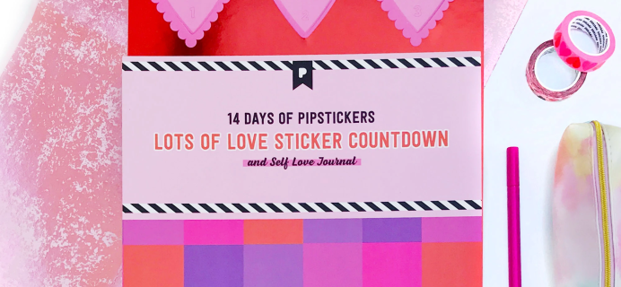 2021 Pipsticks Valentine’s Day Advent Calendar Available Now!