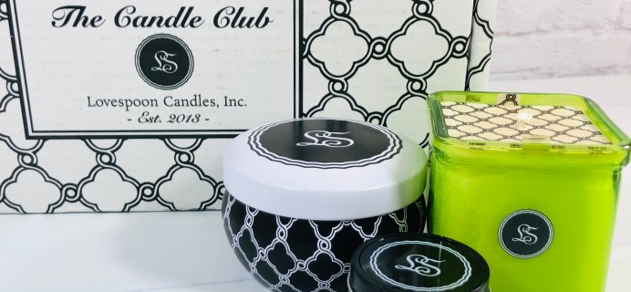 Lovespoon Candles Subscription Box Review + Coupon – January 2021