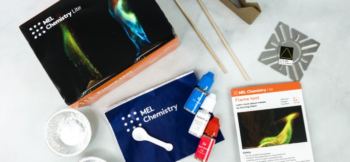 MEL Chemistry Lite by MEL Science Subscription Box Review – FLAME TEST