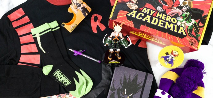 My Hero Academia Winter 2020 Subscription Box Review