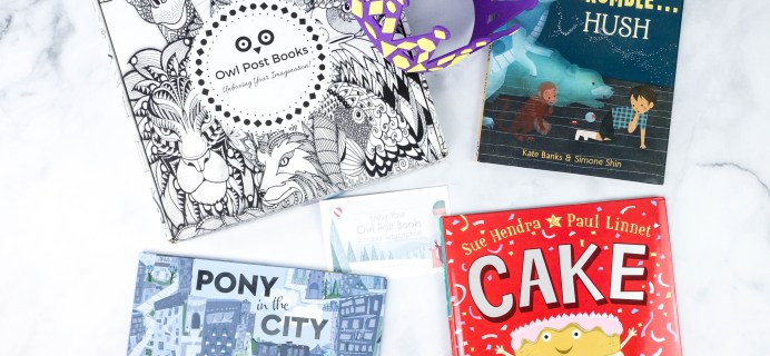 Owl Post Books Kids Book Subscription Box Review -January 2021 + Coupon