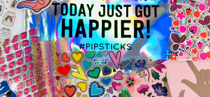 Pipsticks Pro Club Classic January 2021 Sticker Subscription Review + Coupon!