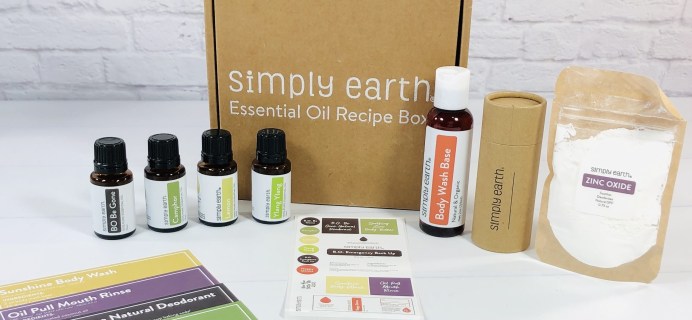 Simply Earth January 2021 Subscription Box Review + Coupon