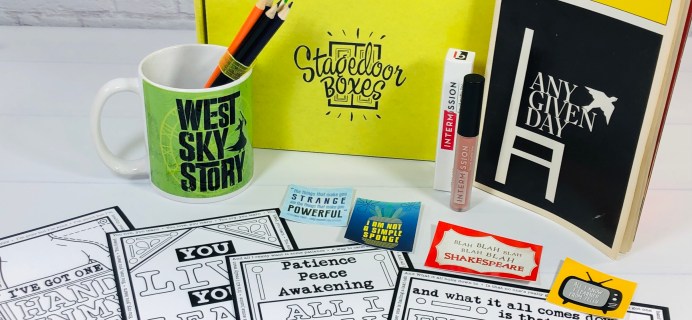 Stagedoor Boxes Subscription Box Review – January 2021