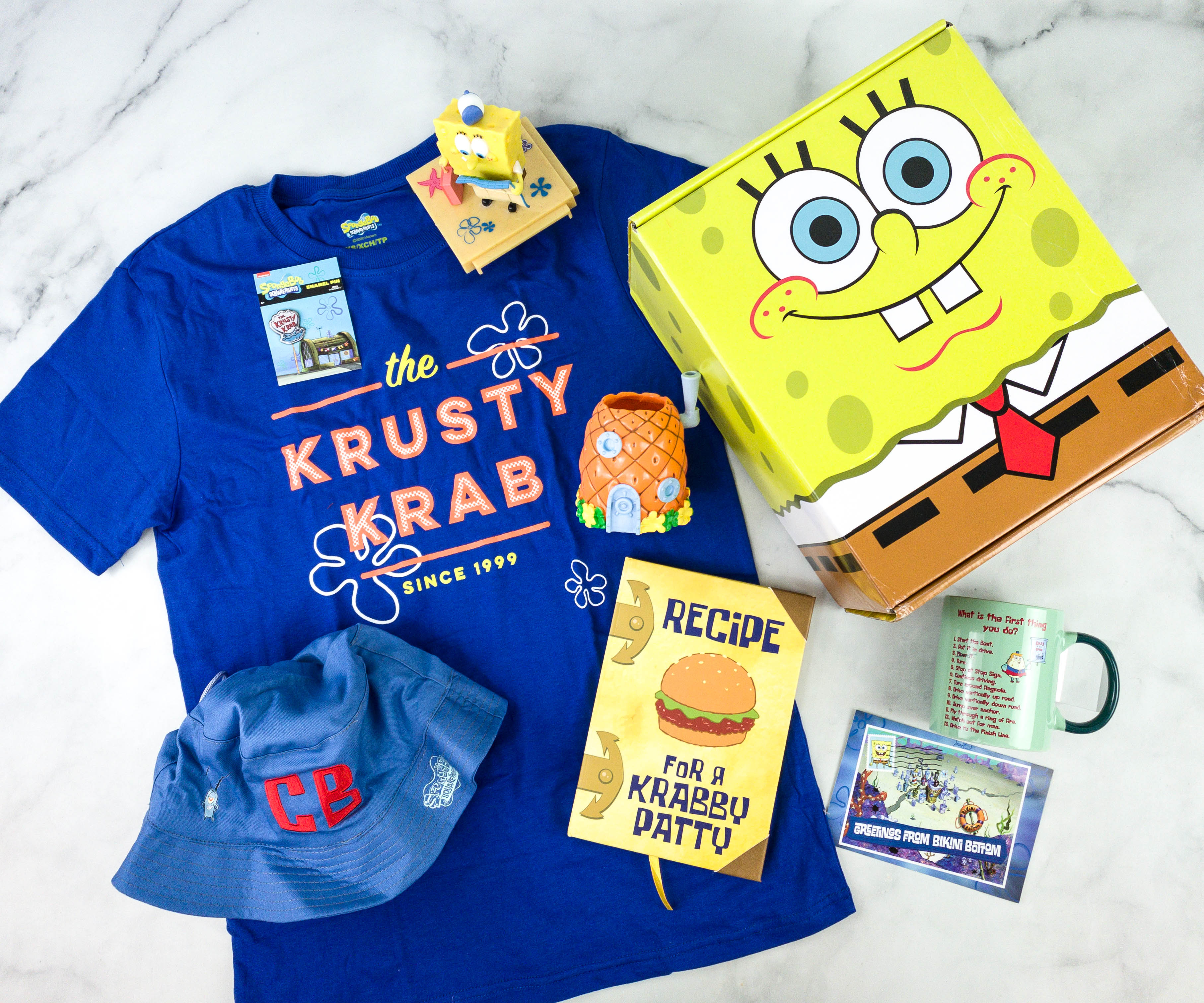 New Spongebob Squarepants Orange Nickelodeon Krusty Krab T-Shirt