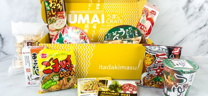 Umai Crate January 2021 Subscription Box Review + Coupon