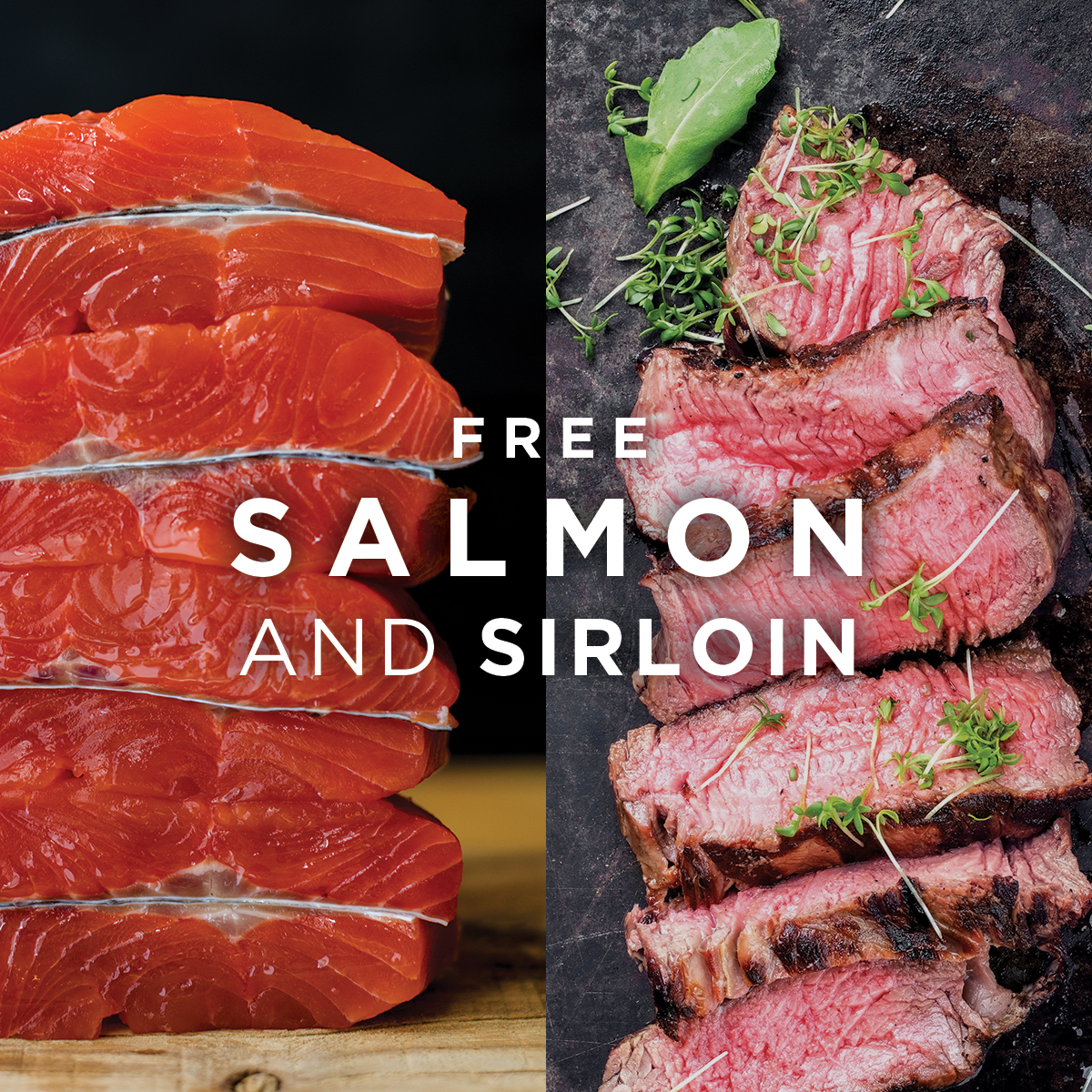 ButcherBox Deal FREE Salmon + Sirloin with Subscription! Hello