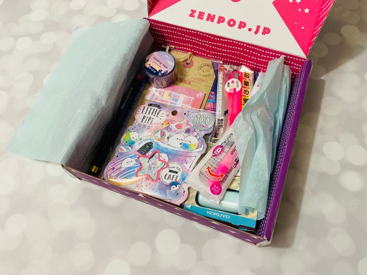 ZenPop Japanese Packs February 2021 Review + Coupon - Stationery Box - Hello  Subscription