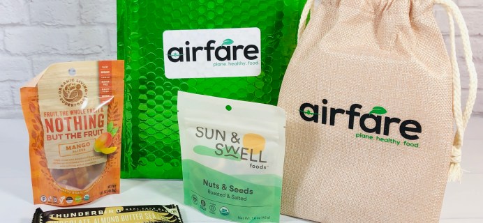 airfare February 2021 Subscription Box Review + Coupon