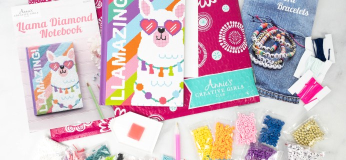 Annie's Creative Girls Club Review + Coupon - Bracelets & Notebook