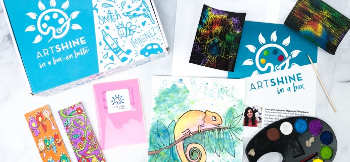 Artshine in a Box January 2021 Subscription Box Review + Coupon
