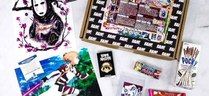 The BAM! Anime Box January 2021 Subscription Box Review