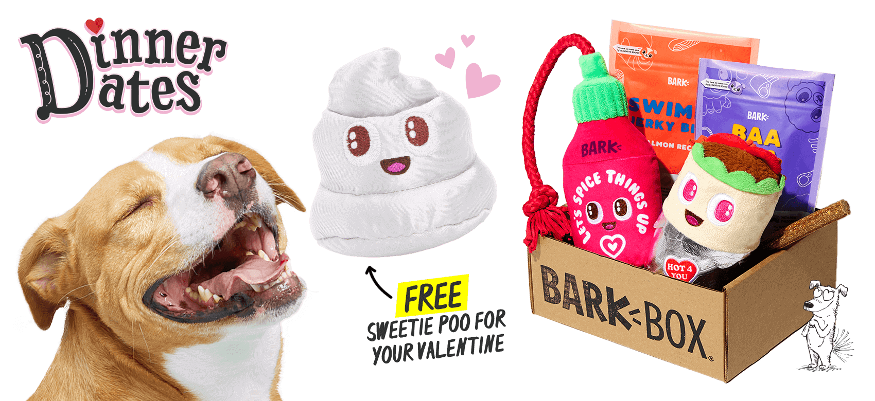 BarkBox Coupon FREE Toy in EVERY Box + Valentine's Day Themed Box