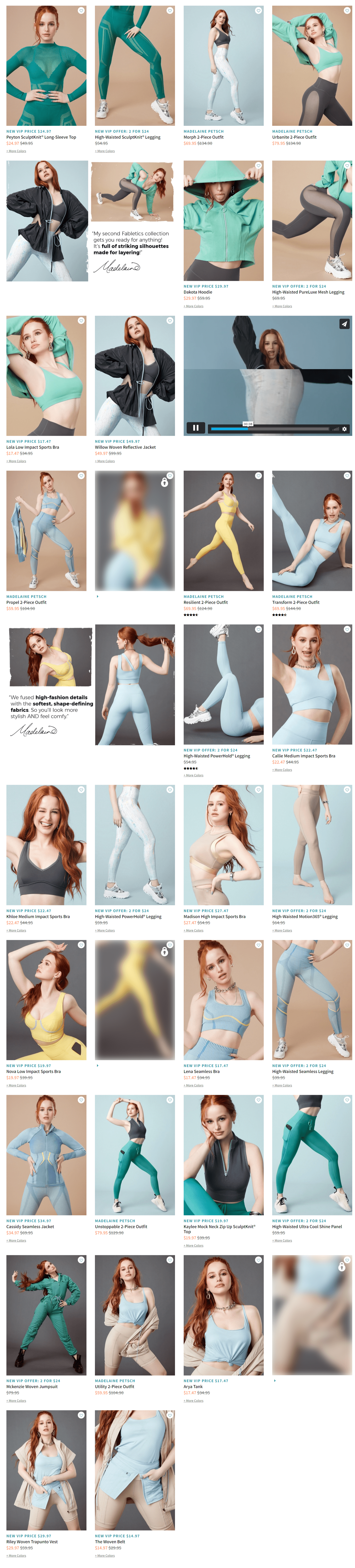 New Fabletics x Madelaine Petsch Collection Available Now + New Member  Coupon! - Hello Subscription
