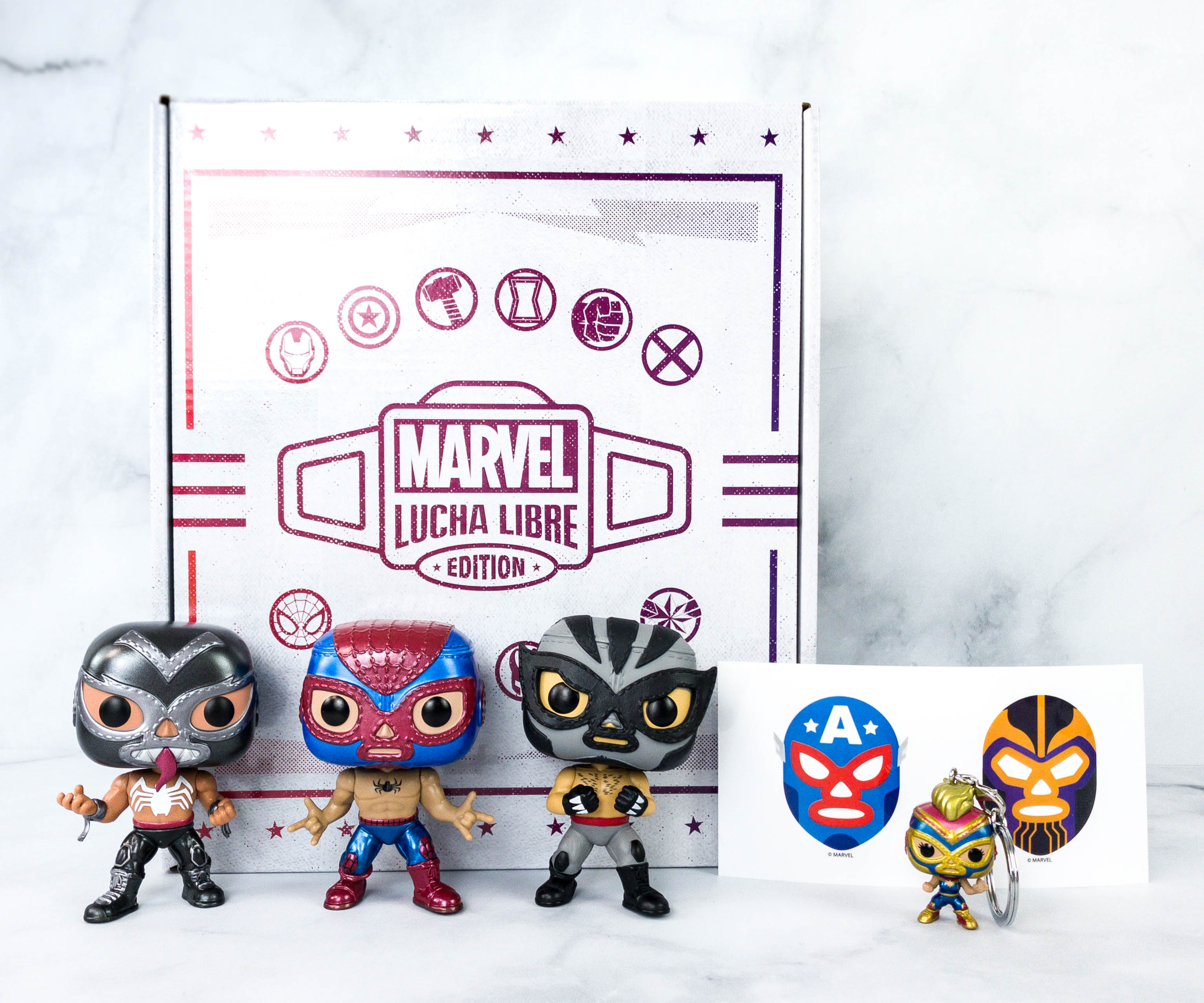 funko marvel collector corps box lucha libre