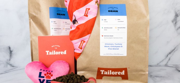 Tailored Dog Food Subscription Review + Coupon