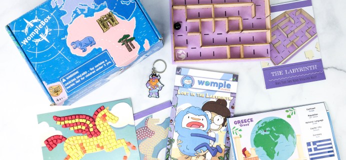 WompleMail Kids Subscription Box Review + Coupon – GREECE